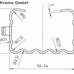 50x40x1,5mm